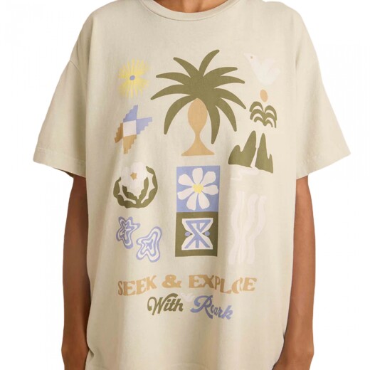 Remera Roark Seeker Oversized - Beige Remera Roark Seeker Oversized - Beige