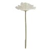 Flor Artificial Gerbera blanca tallo corto Flor Artificial Gerbera blanca tallo corto