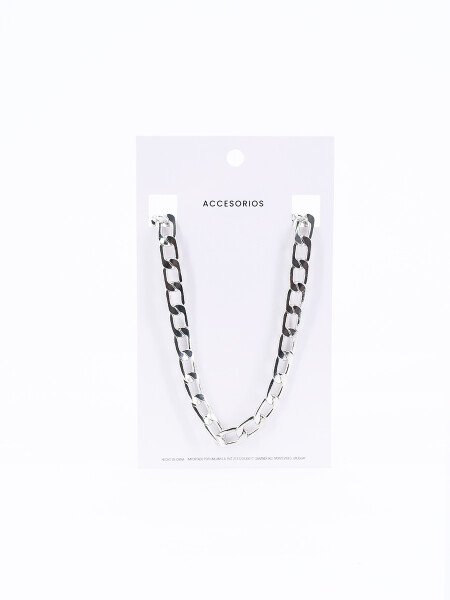 COLLAR ESLABON PLATEADO