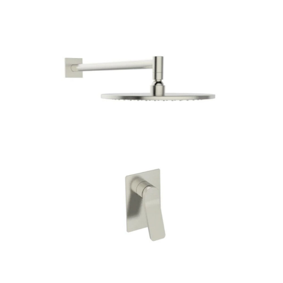 Grifería de Ducha Empotrada Cromada Linea Panem Silver 