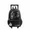 Mochila Footy Big Sport 18" CARRO con monedero Negro