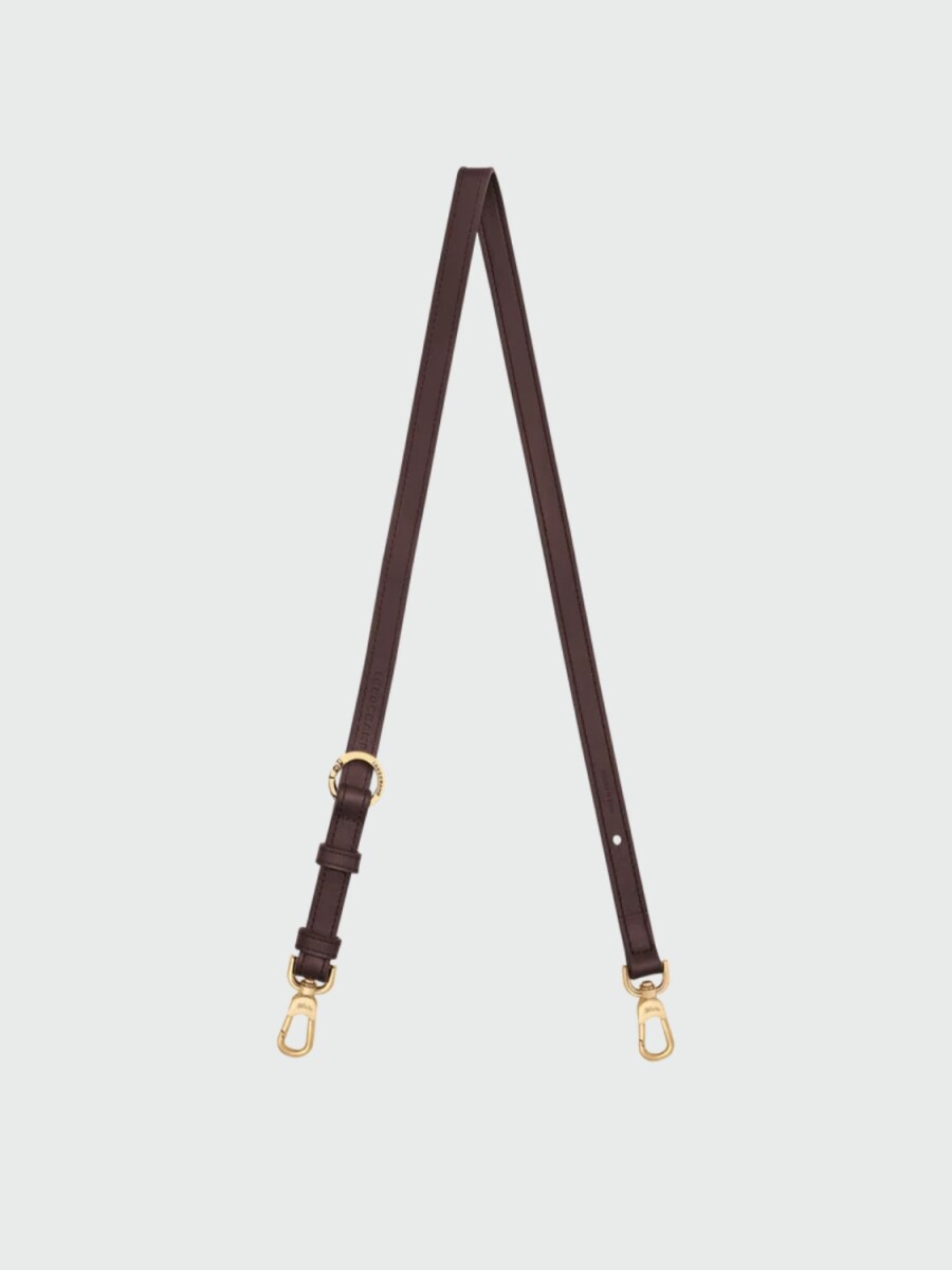 LONGCHAMP - LONGSTRAP, CORREA DE HOMBRO AJUSTABLE DE CUERO - 3.5 X 51CM 