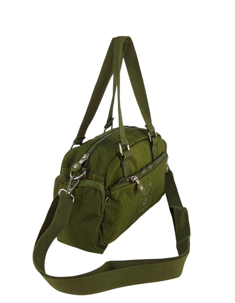 Morral con bolsillos - Verde 