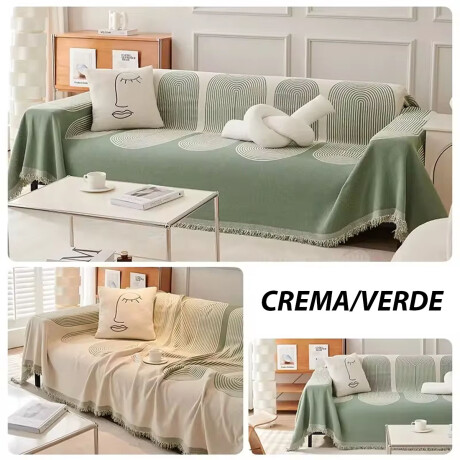 Cobertor Protector Funda Cubre Sillón Sofá Reversible 1.8x2M Verde