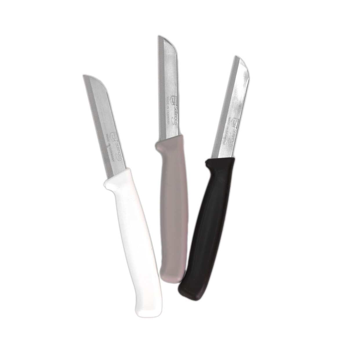 SET 3 CUCHILLO - PLASTICO MULTICOLOR MULTIUSO 