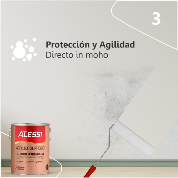 Látex Acrílico Super Premium Blanco Mate 3.6L Alessi Látex Acrílico Super Premium Blanco Mate 3.6L Alessi