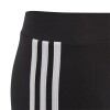 Calza Adidas Essentials Cotton 3 bandas Negro