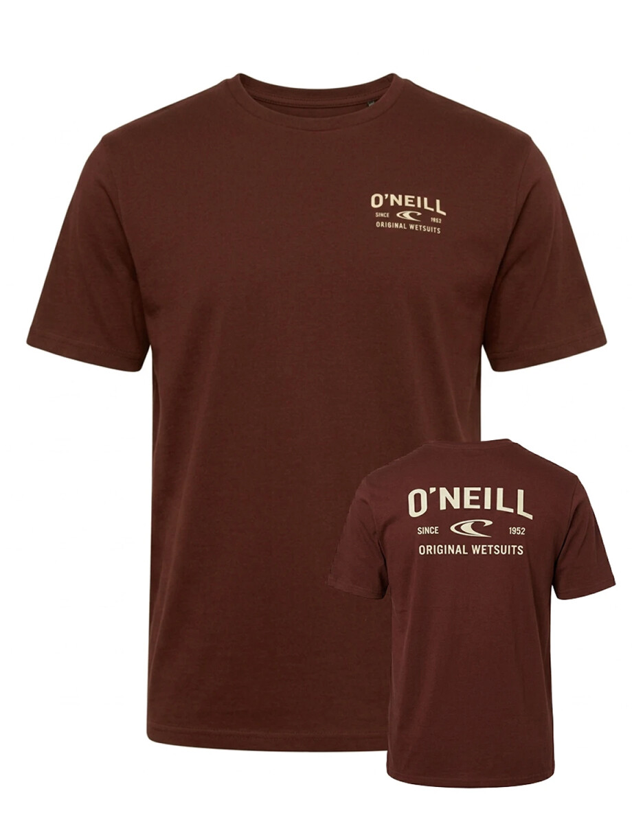 Remera O'Neill Layered Up - Rojo 