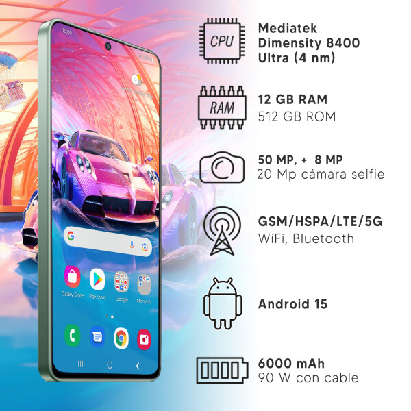 Xiaomi Poco X7 Pro 12/512 Gb 5g + regalo VERDE