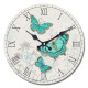 Reloj de pared mdf D28,8x3,5 cm MARIPOSAS