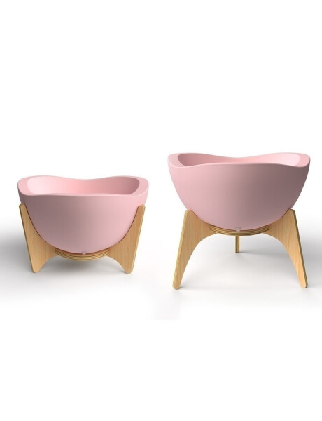 MACETA C/BASE MADERA 38X20CM TRYAS ROSA MACETA C/BASE MADERA 38X20CM TRYAS ROSA