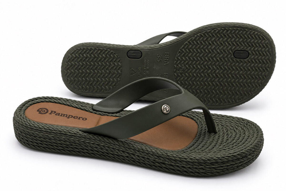 CHANCLETA VICTORIA 210012 Verde/beige