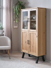 Vitrina SANDBY 2 puertas roble natural Vitrina SANDBY 2 puertas roble natural