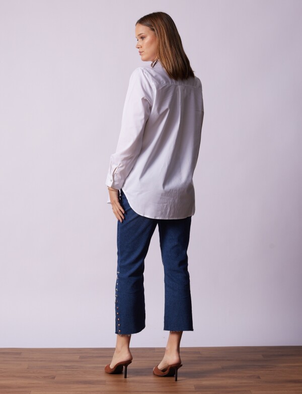 Camisa Tencel BLANCO