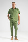 SEERSUCKER PANTS Green