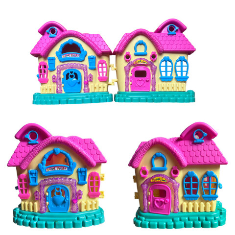 Casa c/familia y Muebles en Caja 39.6*38.5*6.5cm Casa C/familia Y Muebles En Caja 39.6*38.5*6.5cm