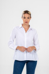 CAMISA M/L CON VOLADO BLANCA