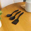 SET UTENSILIOS 3PZAS TRAMONTINA ABILITY NEGRO