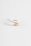 Earcuff wavy dorado
