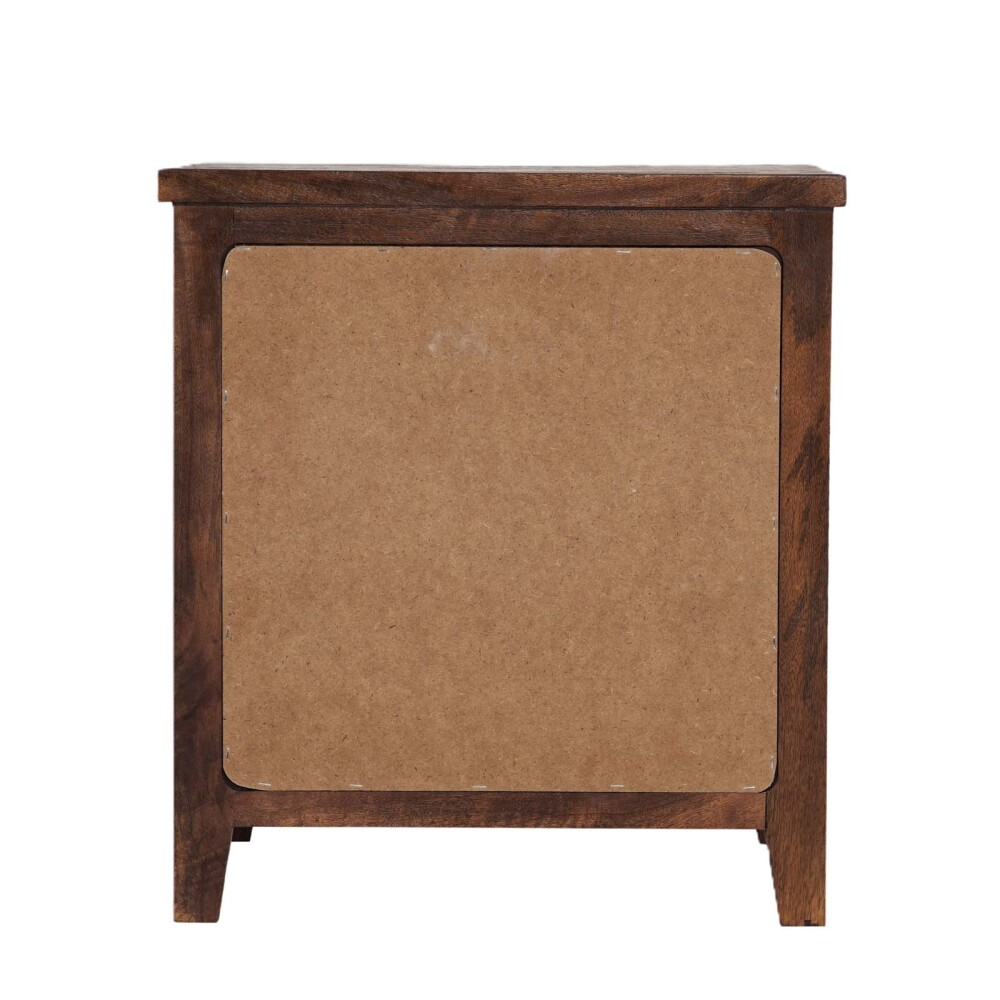 MESA DE LUZ MADERA-DE-MANGO MARRON MARGARA