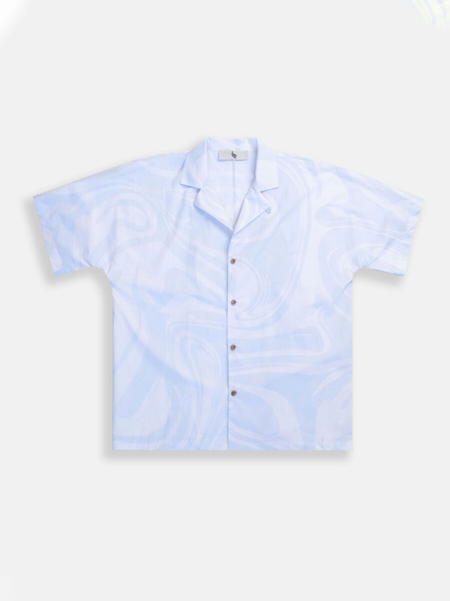 CAMP-COLLAR BOXY SHIRT 
