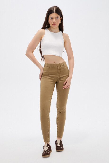 Pantalon Rhovas Taupe Claro
