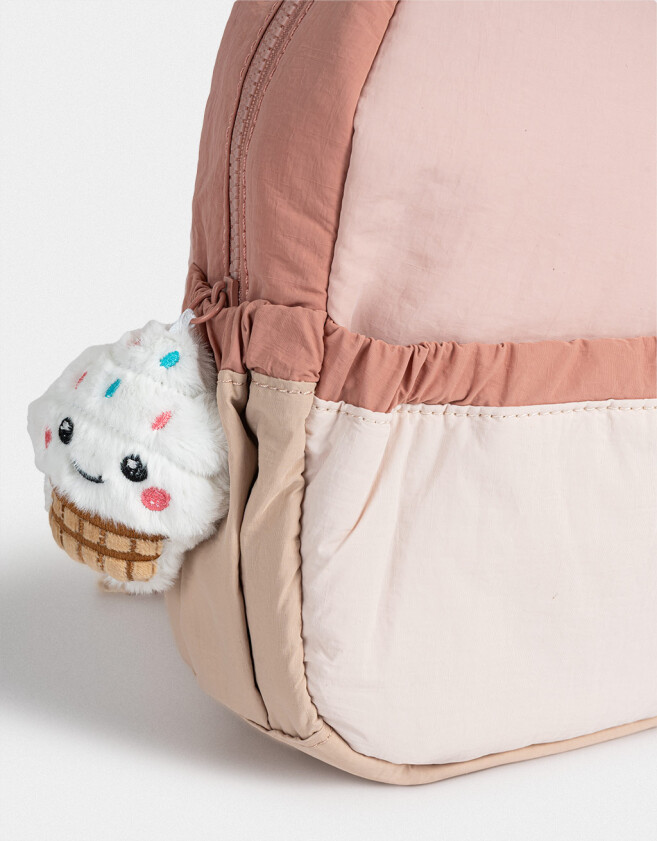 Mochilas y Carteras Infantiles Mochila Infantil Con Charm - Combinacion Bicolor
