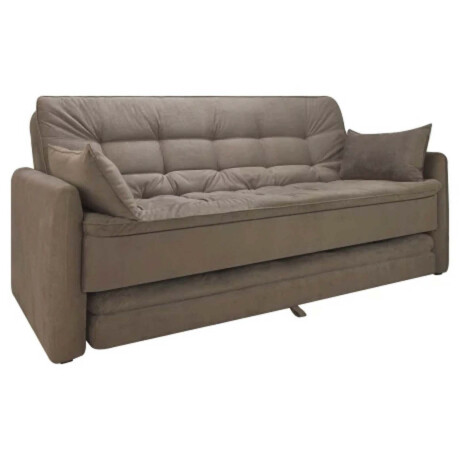 SILLÓN CAMA TELA MARRON MADALENA CACAO