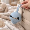 porta chupete silicona honguito MOON celeste