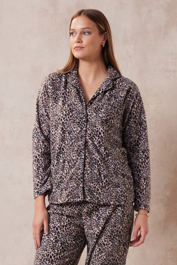 Pijama Con Pantalón MULTI/NEGRO