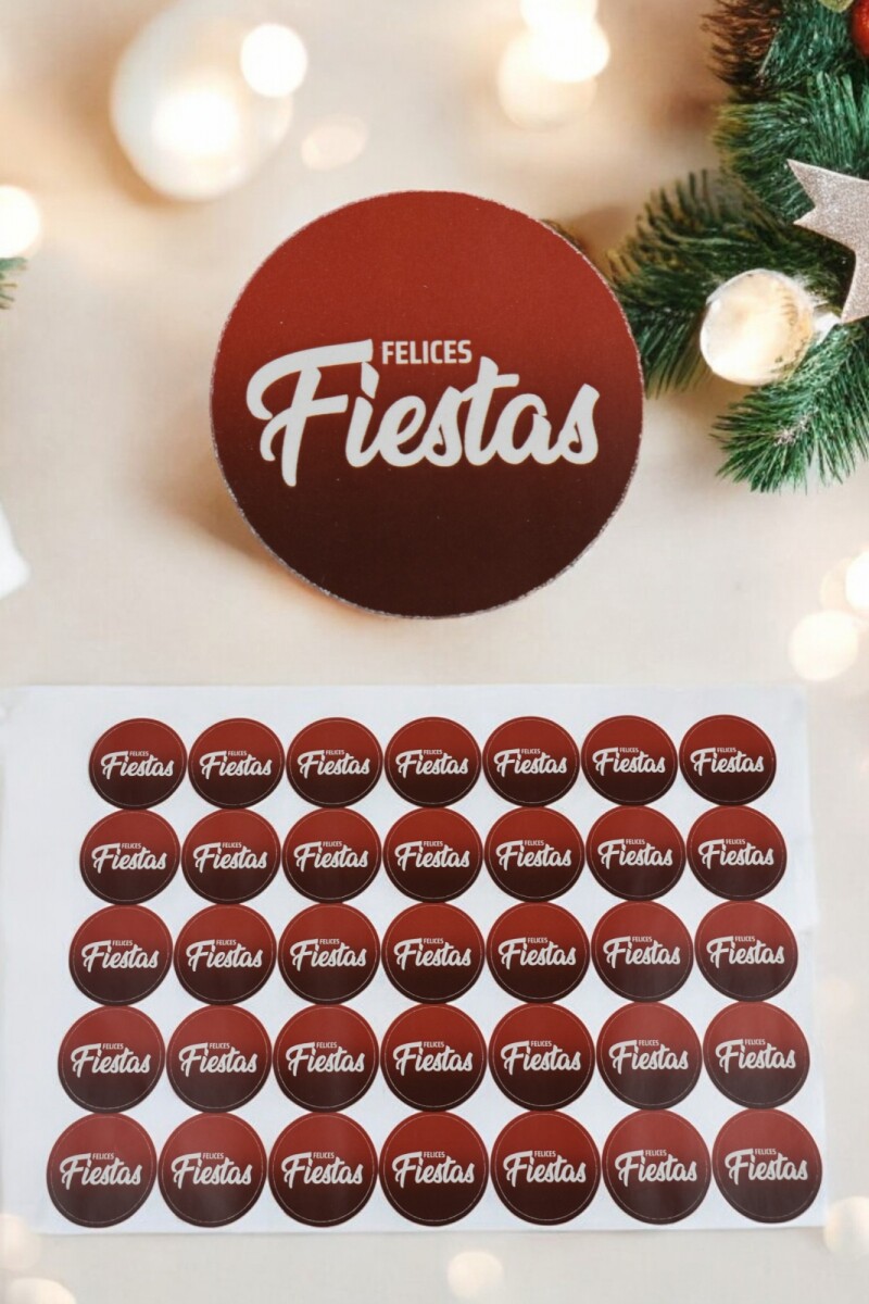 Stickers navidad placha - DISEÑO 3 