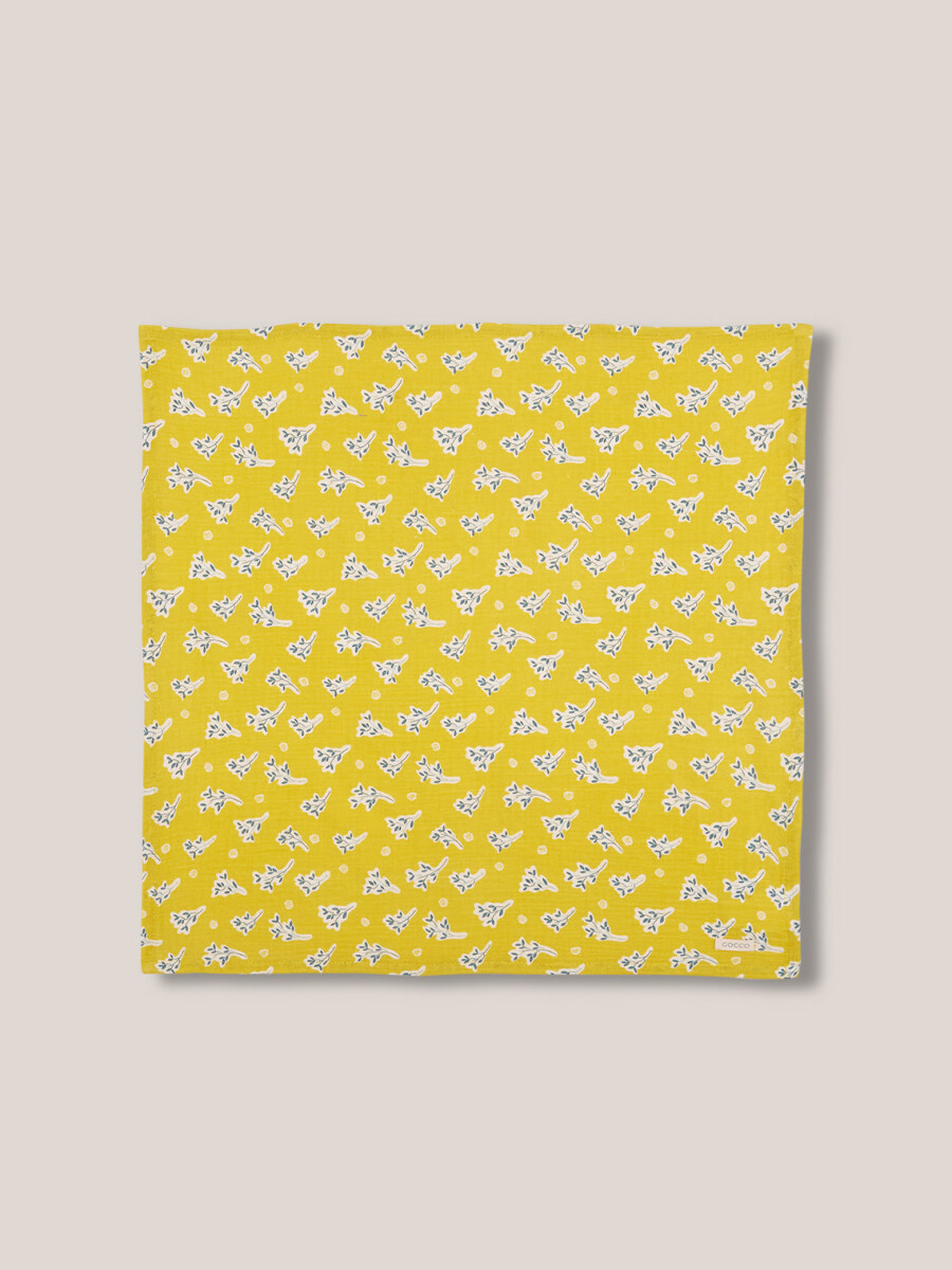 Pack De Muselinas Combinadas Amarillo Oscuro