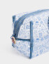 Porta Cosméticos Portacosméticos Estampado - Azul Celeste