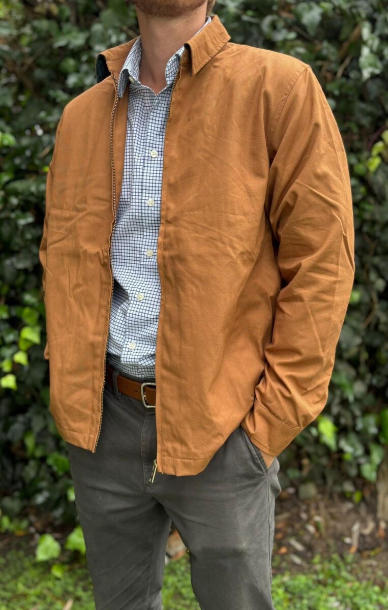 Campera de gabardina - Beige 