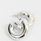 Aros Argollas Chunky Edition Argollas Chunky - Plateado