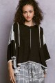 REMERA HOODIE Negro