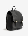 Mochilas Urbanas Mochila Con Solapa Negra - Negro
