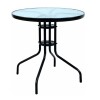 Mesa Redonda Para Jardín Patio Balcón De Vidrio Y Hierro Ltc Negro Mesa Redonda Para Jardín Patio Balcón De Vidrio Y Hierro Ltc Negro