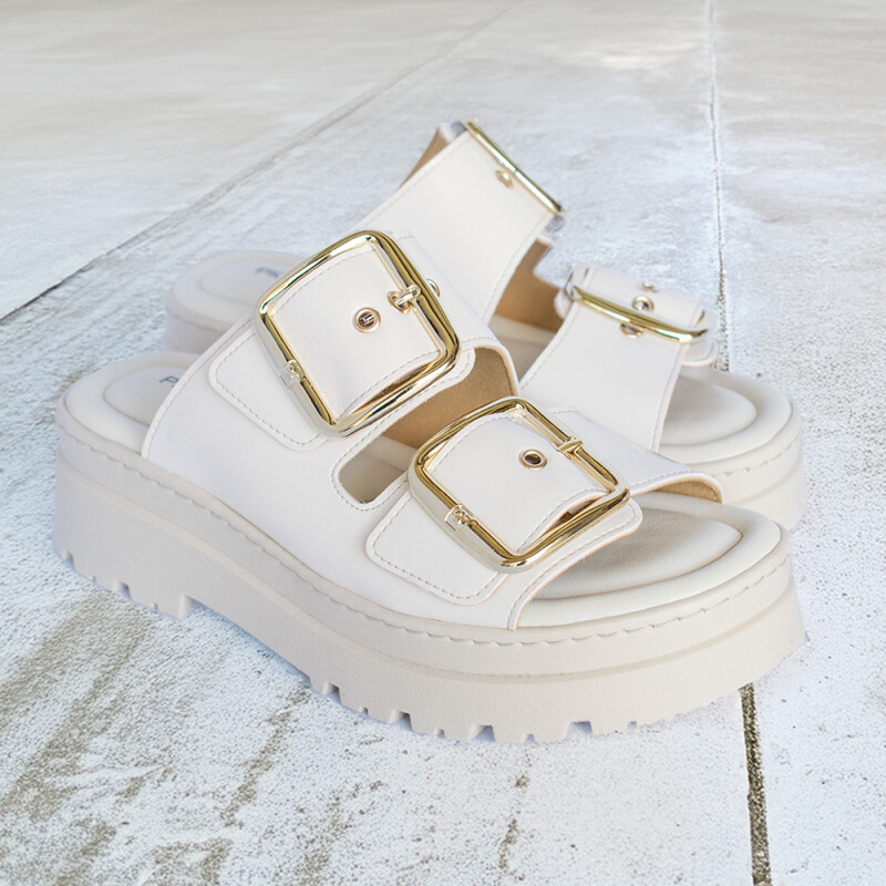 Sandalia de dama Piccadilly OFF WHITE