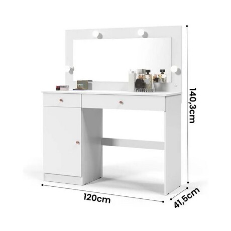 TOCADOR NATIVA CAMARIM DIAMANTE 1 PUERTA 2 CAJONES. WHITE TOCADOR NATIVA CAMARIM DIAMANTE 1 PUERTA 2 CAJONES. WHITE
