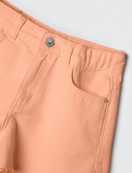 SHORT INFANTIL CON BOLSILLOS NARANJA