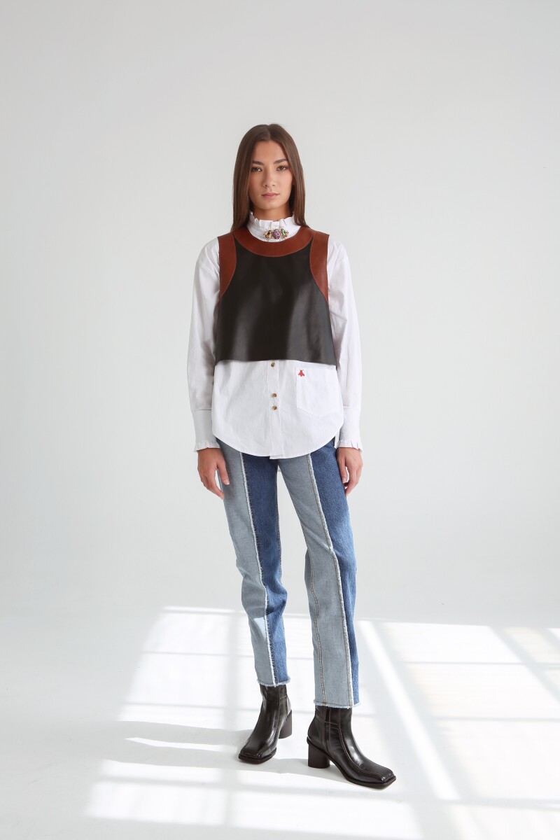 JEAN MOM LAR Azul Y Celes