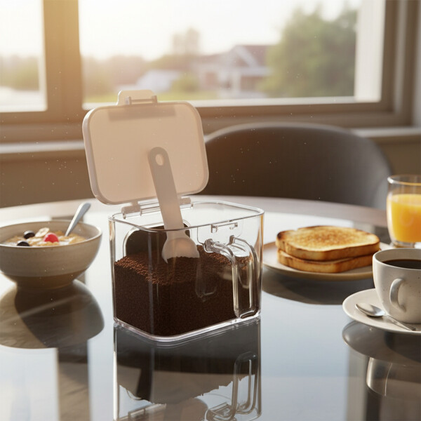 Especiero Salero Pimentero Magnético Frasco Contenedor Blanco L