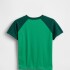 V-FRCH SS LOGO GRPH RAGLAN T GALLANT GREEN