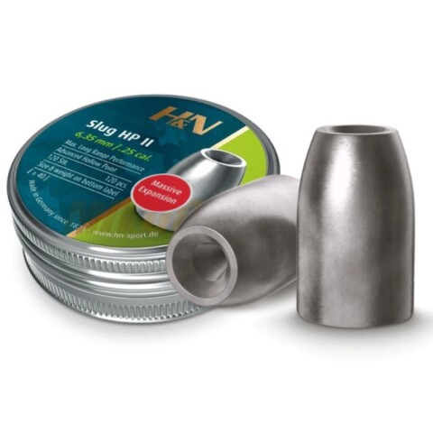Chumbos H&N Slug Hp II 6,35 Mm 36 Gr 120u Chumbos H&N Slug Hp II 6,35 Mm 36 Gr 120u