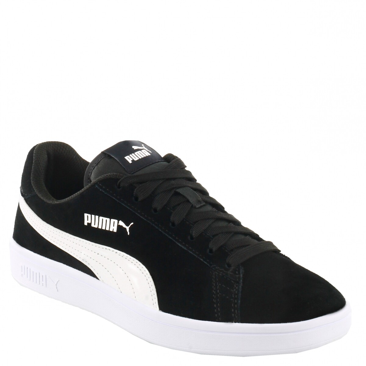 Championes de Hombre Puma Smash V2 Puma - Negro - Blanco - Plateado 