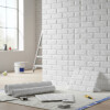 Pack 10 Placas Autoadhesiva Revestimiento Pared Interior Blanco Pack 10 Placas Autoadhesiva Revestimiento Pared Interior Blanco