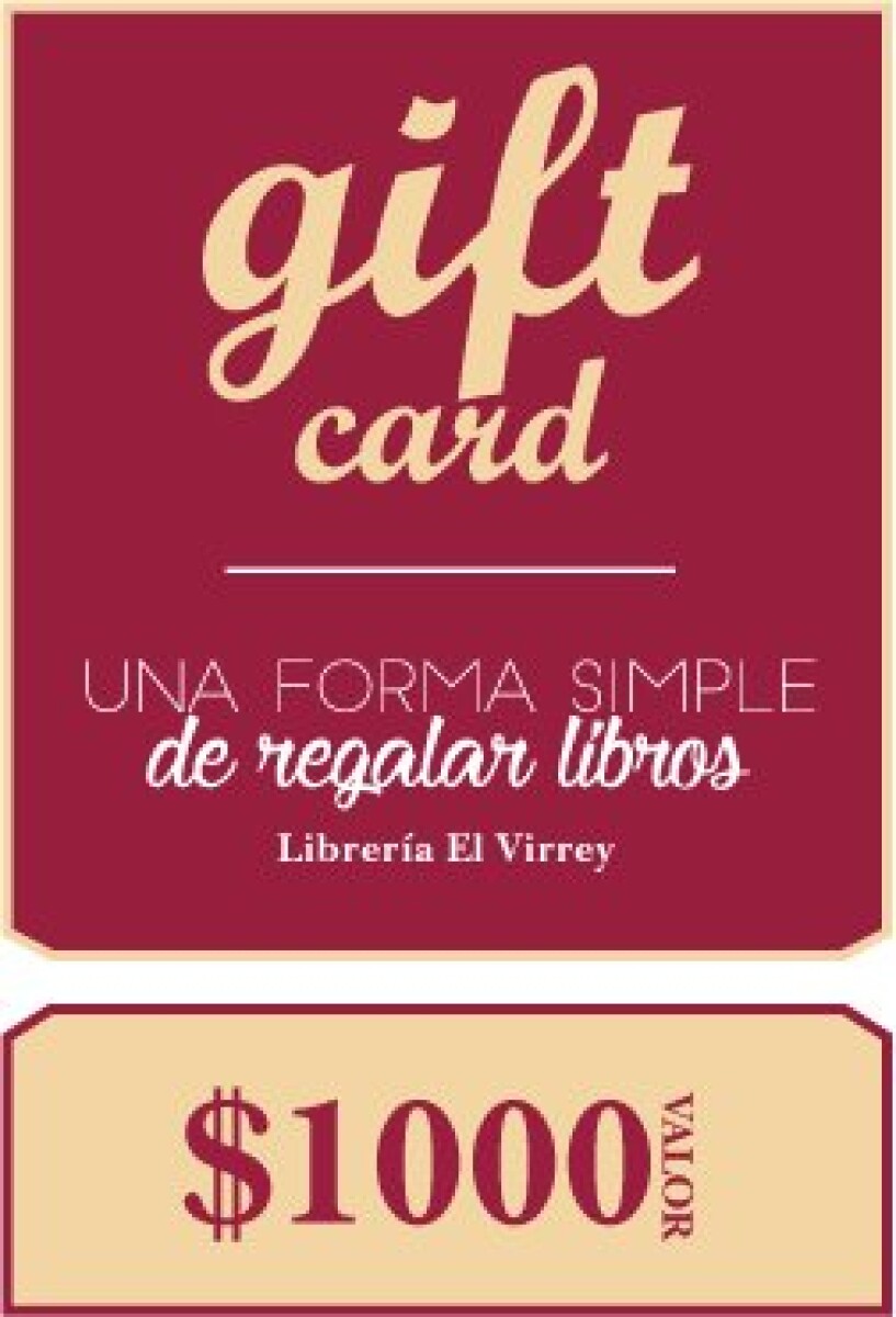 GIFT CARD VIRTUAL $1000 