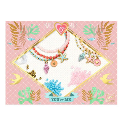 Juego de cuentas para manualidades Sea Djeco Juego de cuentas para manualidades Sea Djeco