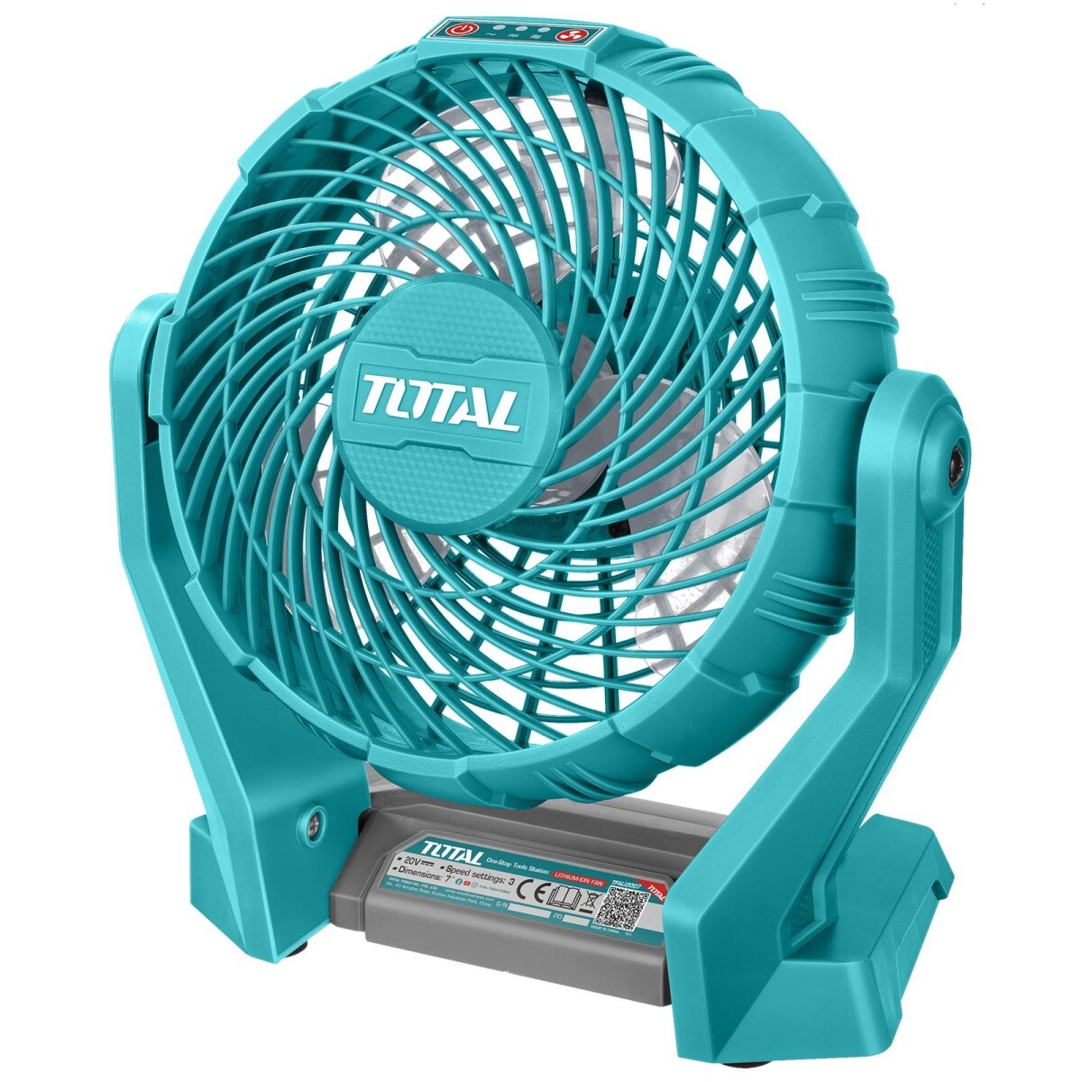 Ventilador Inalámbrico 7" A Batería 20v 